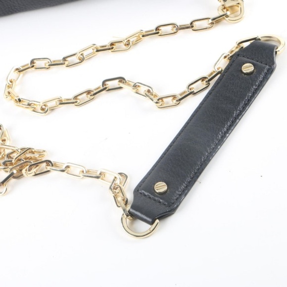 TORY BURCH Black Pebbled Leather Crossbody - Picture 4 of 8